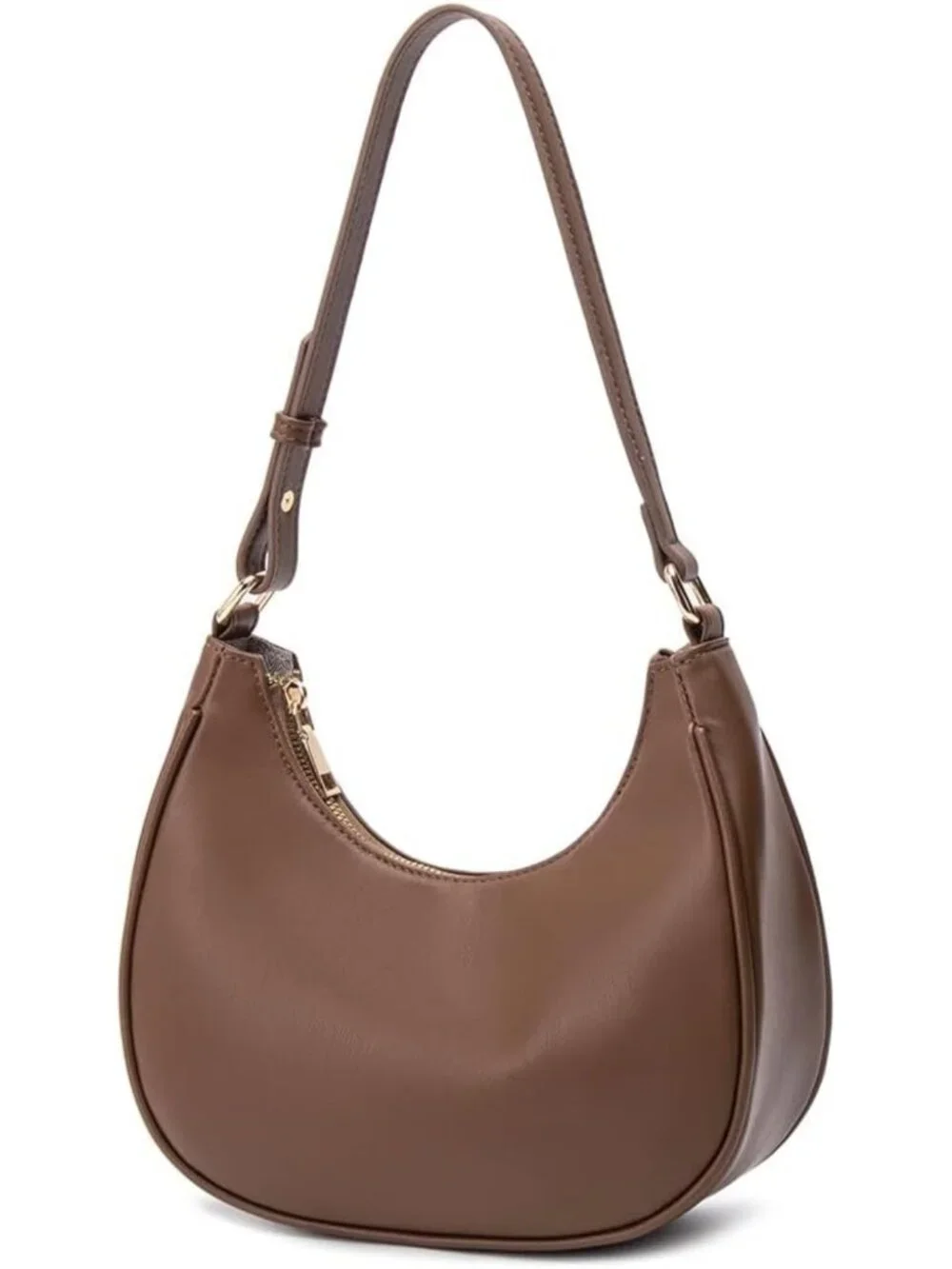 Cute Crescent Shoulder Bag for Women | Hobo Tote Handbag & Mini Clutch with